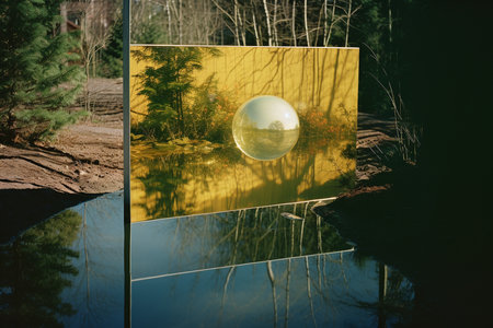 A Reality Distorted: A Surreal Journey Through Mirrors and Reflectionsの素材