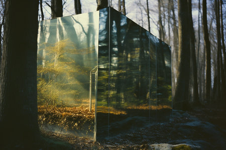 A Reality Distorted: A Surreal Journey Through Mirrors and Reflectionsの素材