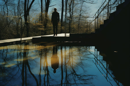 A Reality Distorted: A Surreal Journey Through Mirrors and Reflectionsの素材