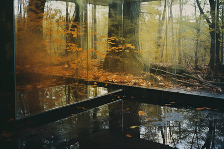 A Reality Distorted: A Surreal Journey Through Mirrors and Reflectionsの素材