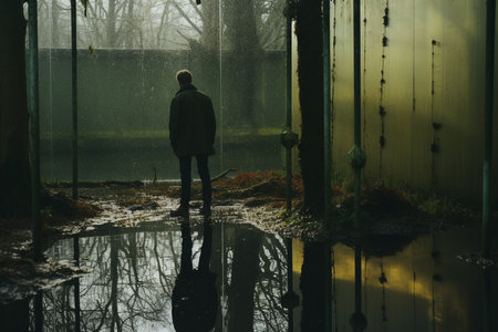 A Reality Distorted: A Surreal Journey Through Mirrors and Reflectionsの素材