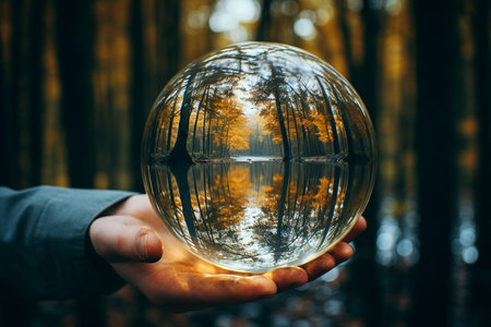 A Reality Distorted: A Surreal Journey Through Mirrors and Reflectionsの素材
