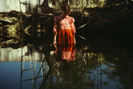 A Reality Distorted: A Surreal Journey Through Mirrors and Reflectionsの素材