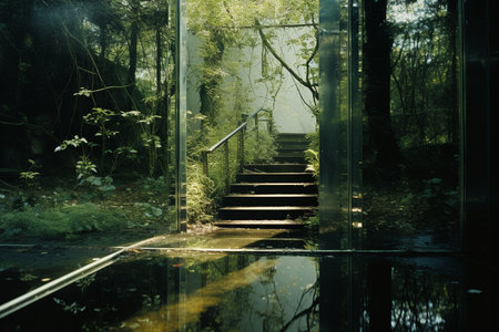 A Reality Distorted: A Surreal Journey Through Mirrors and Reflectionsの素材