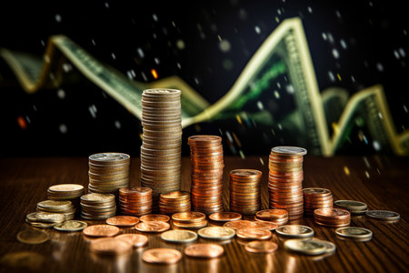 A Currency Cascade: A Dynamic Representation of Stock Market Fluctuationsの素材