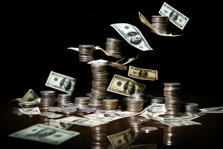 A Currency Cascade: A Dynamic Representation of Stock Market Fluctuationsの素材
