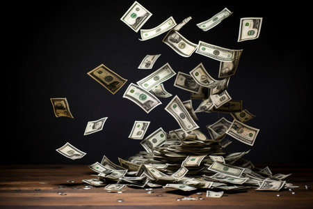 A Currency Cascade: A Dynamic Representation of Stock Market Fluctuationsの素材
