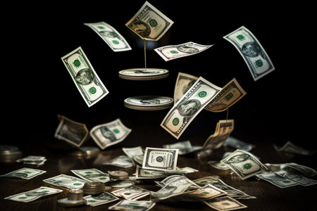 A Currency Cascade: A Dynamic Representation of Stock Market Fluctuationsの素材