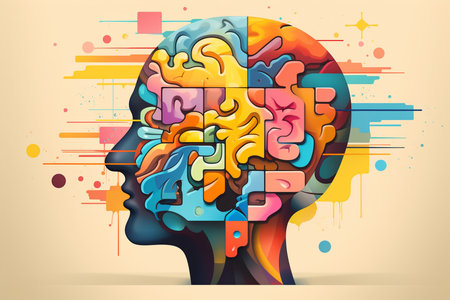An Synaptic Symphony: An Abstract Representation of Cognitive Functionの素材
