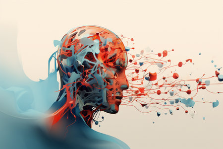 The Virtual Canvas: An Abstract Representation of Generative AIの素材