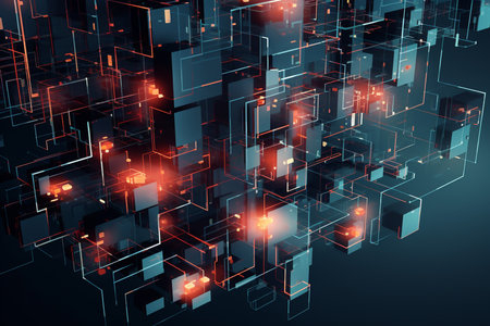 The Virtual Canvas: An Abstract Representation of Generative AIの素材