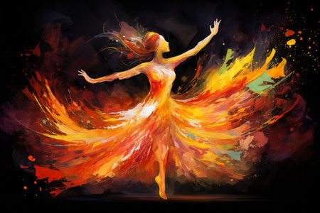 An Rhythm in Motion: An Abstract Representation of Danceの素材