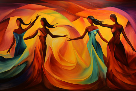 An Rhythm in Motion: An Abstract Representation of Danceの素材