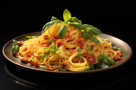 An Photorealistic Food: Tempting Spaghetti Carbonaraの素材