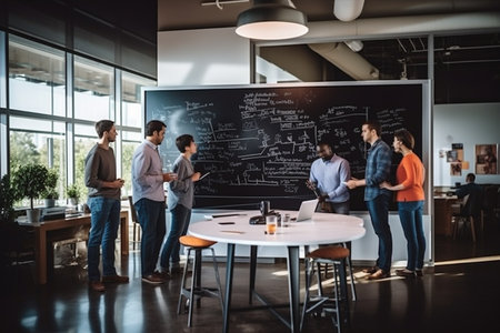 Silicon Valley Office The Intersection of Creativity and Tension in a High-Tech Spaceの素材