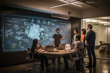 Silicon Valley Office The Intersection of Creativity and Tension in a High-Tech Spaceの素材