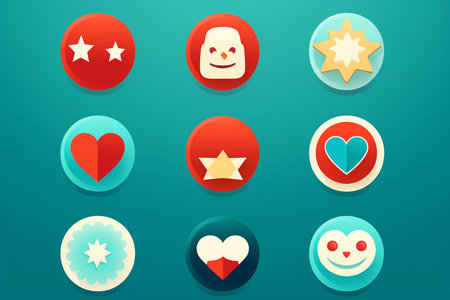 Comprehensive Collection of Christmas Iconsの素材