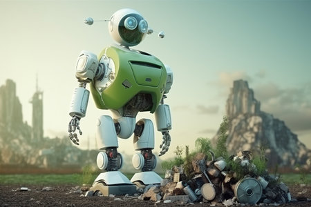 Eco-Robots Pioneering Sustainable Waste Management Solutionsの素材