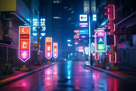 Vibrant Parking Sign with Arrow and Digital Time Displayの写真素材