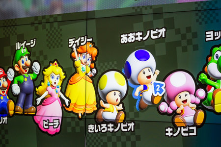 Tokyo, Japan, October 29, 2023: Character Selection Screen for Video Gameのeditorial素材