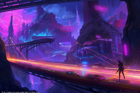 Futuristic City Concept Artの素材