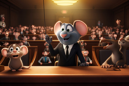 Animated Courtroom Sceneの素材