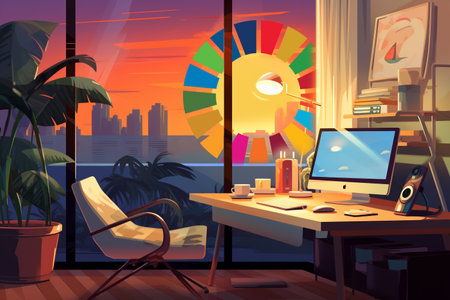 Sustainable Development Goals Home Officeの素材