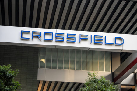 Tokyo, Japan, November 2, 2023: Crossfield brand sign on building exteriorのeditorial素材