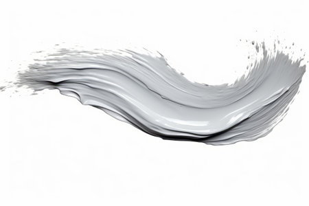 Splash of paint on a light backgroundの素材