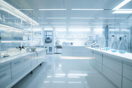 Experimental medical and pharmacological laboratory for the study of viruses and bacteriaの素材