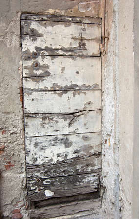 Old wooden door - seen in Lucca, Tuscany, Italyの写真素材