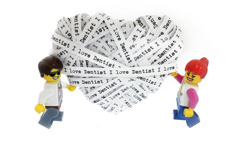 Thailand, January 30 2015: lego mini charactersのeditorial素材