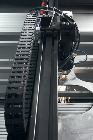 Laser cutting machineの写真素材