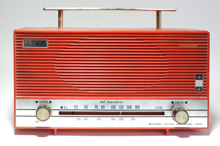 Retro radio receiver of the last centuryの写真素材