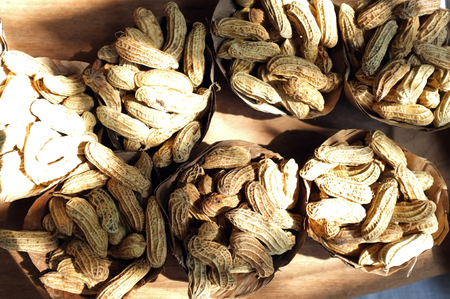 Peanut with peel