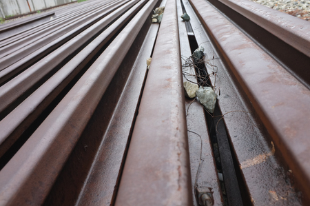 Track of railroadの写真素材