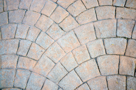 Brown brick floor pattern