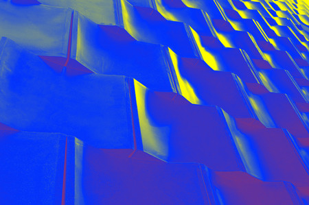 The modern brick wall background , Concept 3D TEXTURE , Hue / Saturation effect