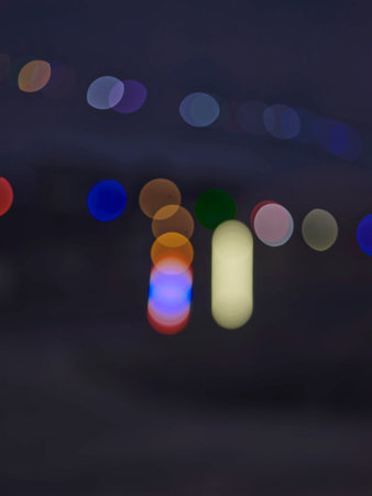Colorful Bokeh, Thai flag,Thailand Bokeh. CONCEPT THAI festivalの写真素材
