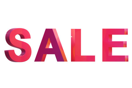 3D Illustration, SALE text written in capital lettersの写真素材