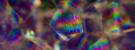 Lather. Abstract Background from Bubbles and Soap Foam. Beautiful Macro Structure.