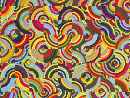 Vintage Textured Pattern. Retro Grunge Poster Design.の写真素材