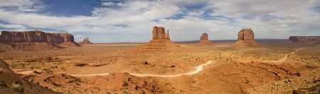 Afternoon at Monument Valley, Utah, USAの写真素材