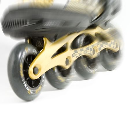 Single skate with motion blur applied.の写真素材