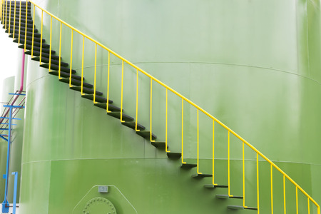 Chemical Industry, Storage Tank In Industrial Plantの写真素材
