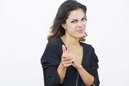 Portrait of Active Healthy Attractive Woman Lookingの写真素材