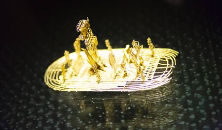 The legend of El Dorado Made of Gold, The Gold Museum, Bogot?, Colombia