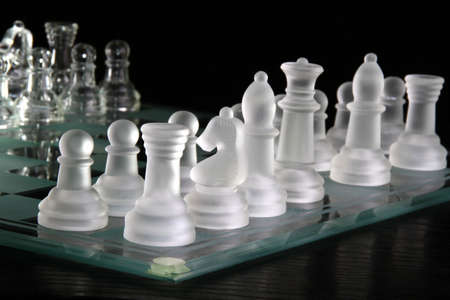 chess pieces ready for battle no people stock photoの写真素材