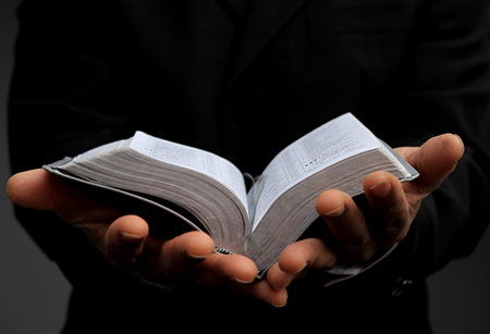 praying to god with people stock image stock photoの写真素材