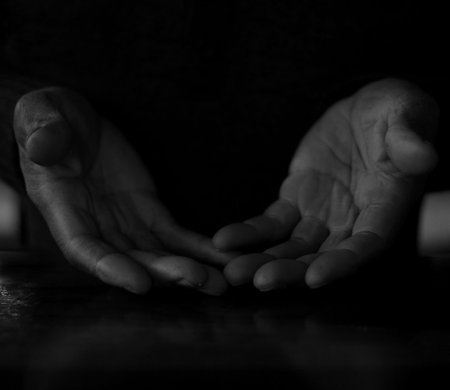 praying to god with people stock image stock photoの写真素材